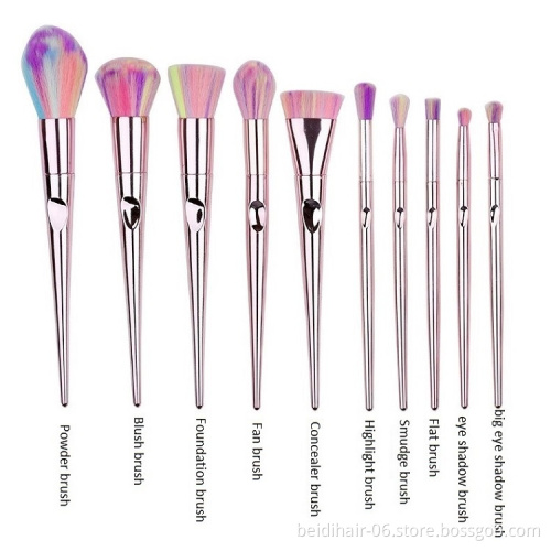 Pink Professional Makeup Brush Set With Case Makeup Brush Travel Case Private Label Custom Makeup Brush Bag